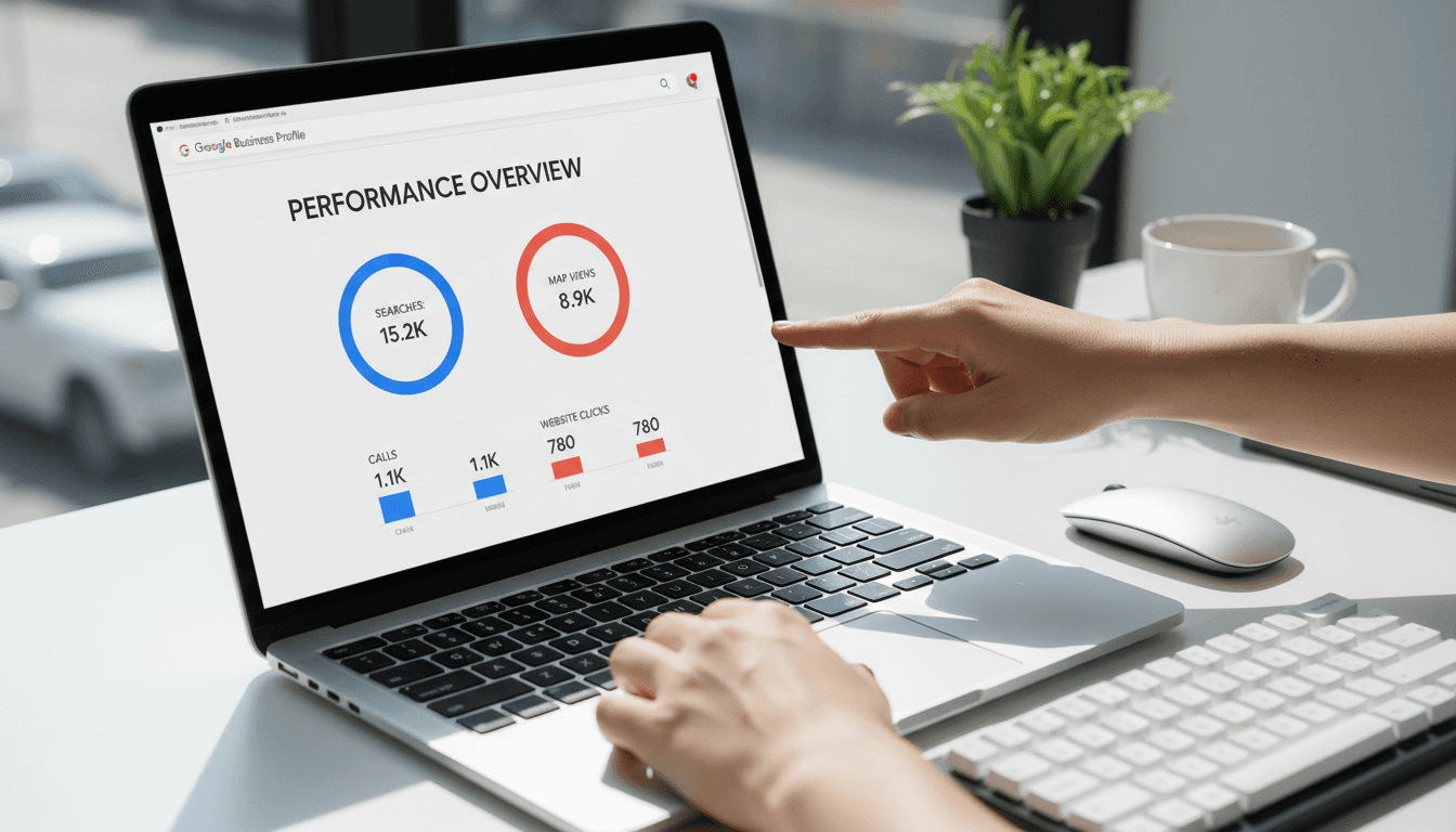 Google Business Profile optimization dashboard