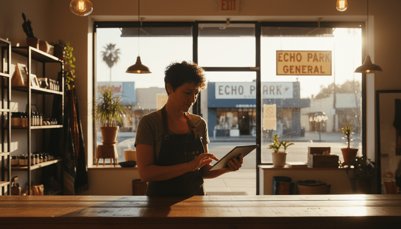 Local SEO analytics review in a local business setting